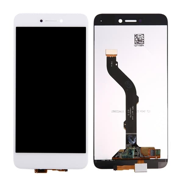 Huawei Honor 8 Lite Skärm med LCD Display Original - Vit Vit