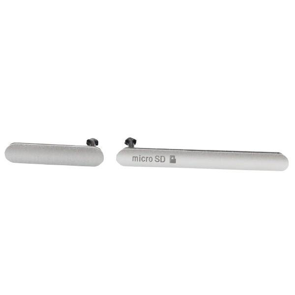 Sony Xperia Z3 USB + Micro SD Lucka - Vit Vit