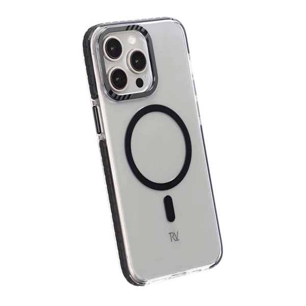 iPhone 15 Pro Rvelon Mobilskal Magnet Förstärkt - Svart Svart