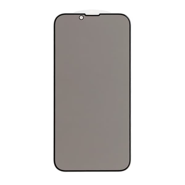 Skärmskydd Privacy iPhone 13/13 Pro/14/16e - 3D Härdat Glas Transparent