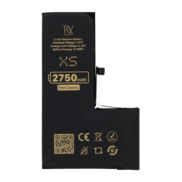 Rvelon Premium Batteri til iPhone XS - 2750mAh