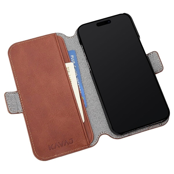 KAVAJ iPhone 15 Pro Max Fodral Phoenix Brun Brun