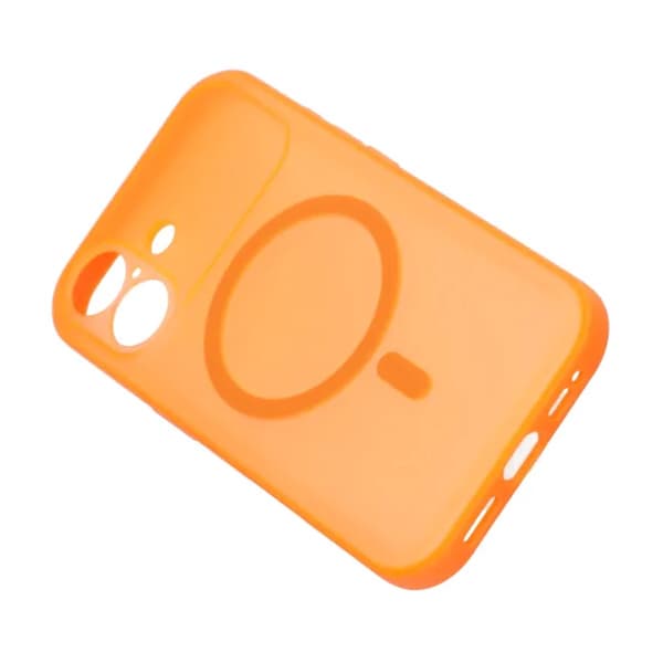 Slimmat MagSafe-skal med kameraskydd för iPhone 17 - Orange orange