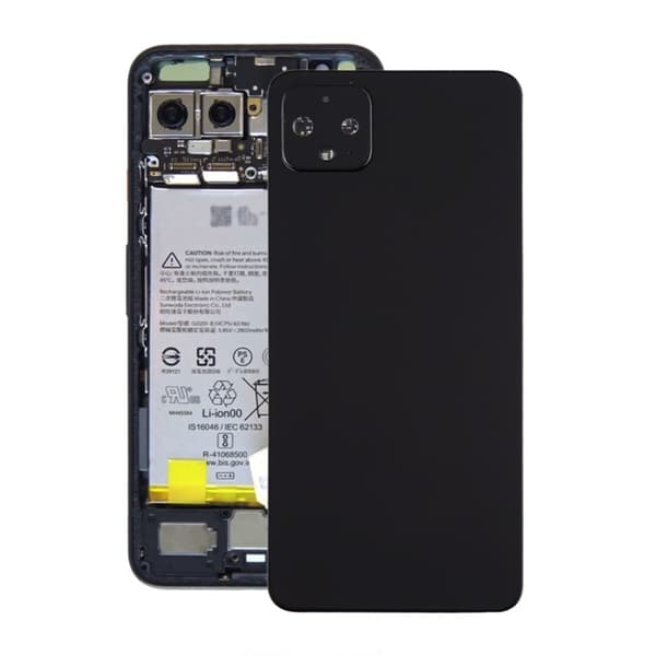 Google Pixel 4 Baksida Svart Svart