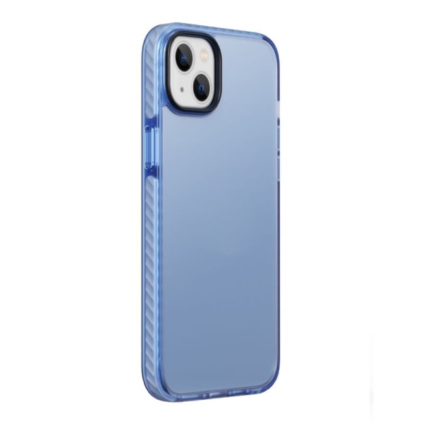 iPhone 15 Stöttåligt TPU Mobilskal - Blå Blå