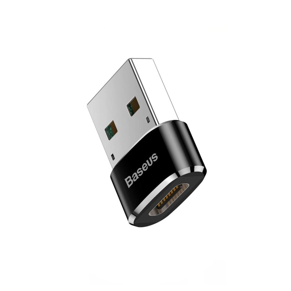 USB-C till USB-A Adapter Baseus Mini Black