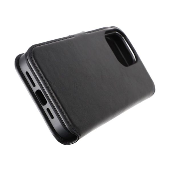 iPhone 15 Pro Max Plånboksfodral Magnet Rvelon - Svart Black