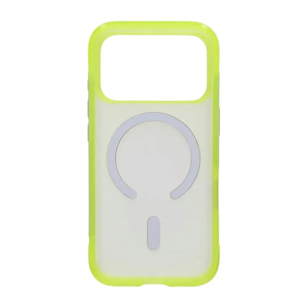 Mobilskal med Airbag och MagSafe för iPhone 17 Pro Max - Lime gul