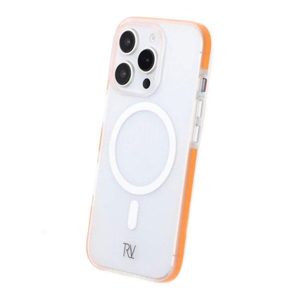 iPhone 16 Pro Max Mobilskal Korrugerad Magsafe Rvelon - Orange Orange