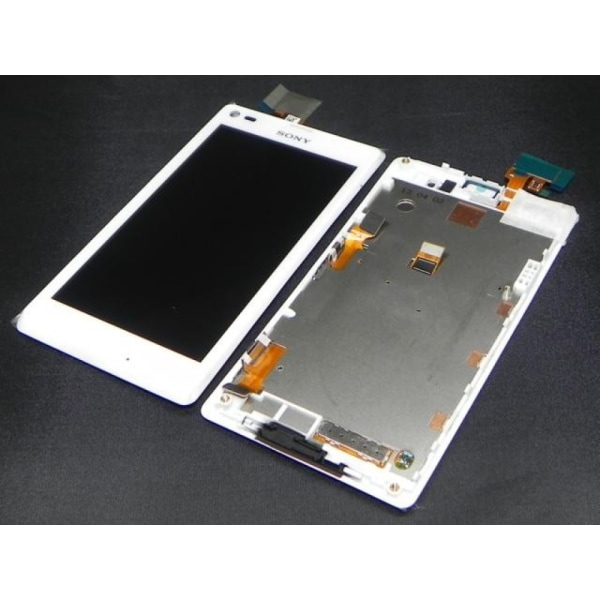 Sony Xperia M Skärm/Display - Vit White