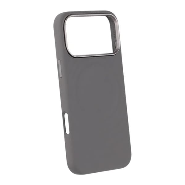 Mobilskal Silikon med Magsafe för iPhone 17 Pro Max - Mörkgrå harmaa