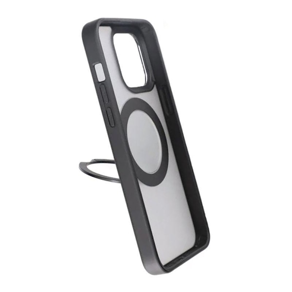 iPhone 15 Pro Skal med MagSafe Stativ Rvelon - Svart Black