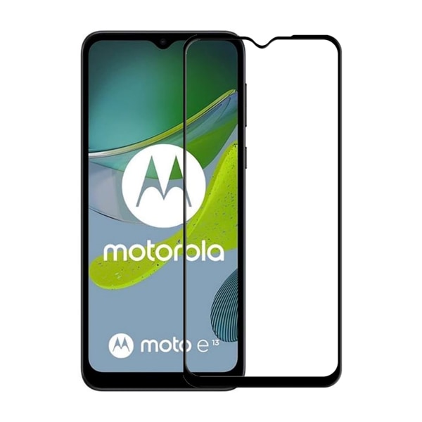 Skärmskydd Motorola Moto E13 - 3D Härdat Glas (miljlö)