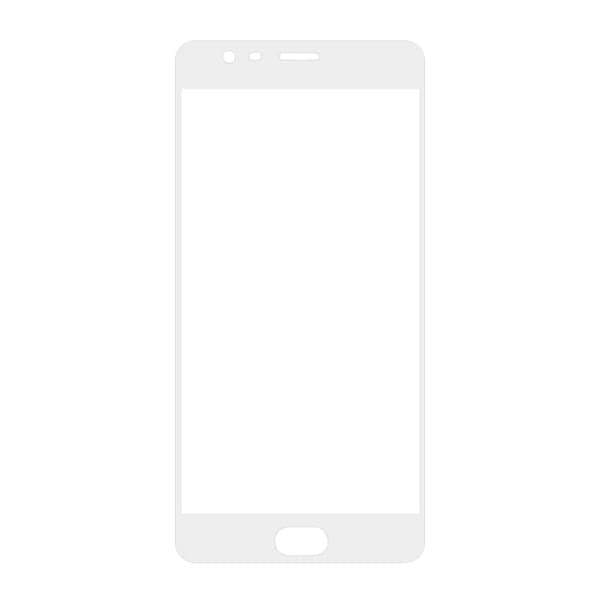 Skärmskydd OnePlus 3/3T - Heltäckande Härdat Glas Vit White