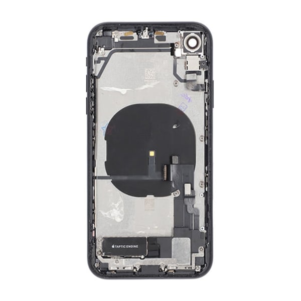 iPhone XR Baksida med Komplett Ram - Svart Svart
