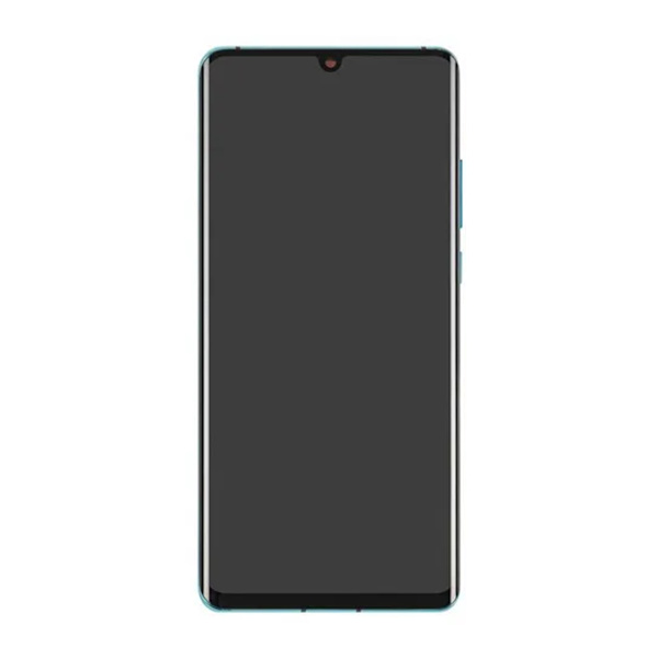Huawei P30 Pro Skärm med LCD Display + Batteri Original - Crystal Silver