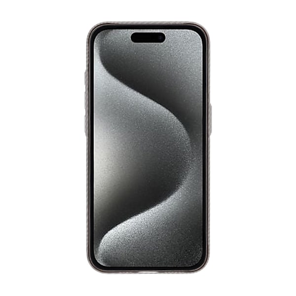 iPhone 15 Pro Mobilskal Carbonmönstrad - Grå grå