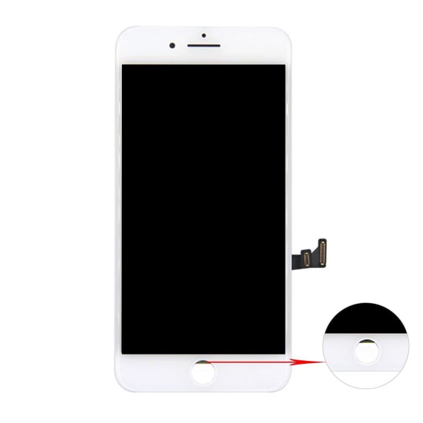 iPhone 8 Plus C11 Skärm/Display - Vit (Tagen från ny iPhone) White