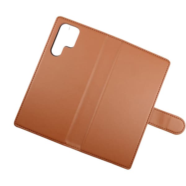 Samsung Galaxy S22 Ultra Plånboksfodral Magnet Rvelon - Guldbrun Rosa guld