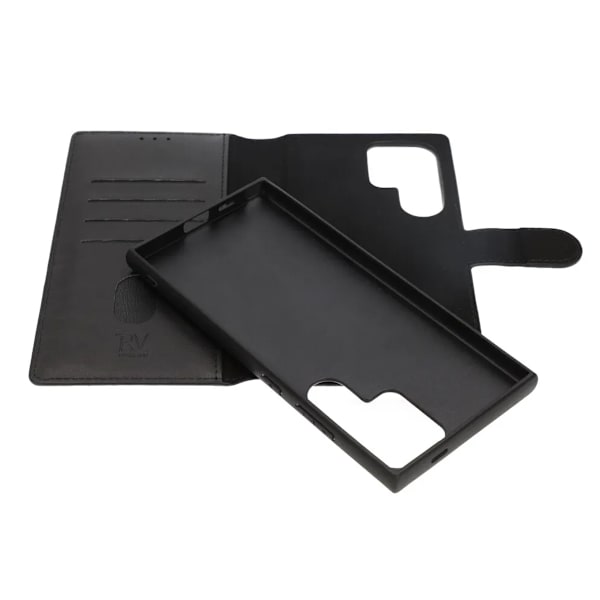Samsung Galaxy S24 Ultra Plånboksfodral Magnet Rvelon - Svart Svart
