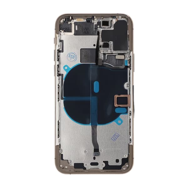 iPhone 11 Pro Baksida med Komplett Ram Premium - Guld Guld