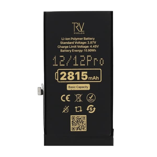 Rvelon Premium Batteri för iPhone 12/12 Pro - 2815mAh