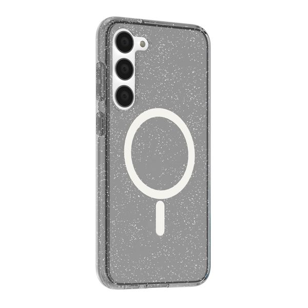 Samsung Galaxy S23 Mobilskal Glitter Magsafe - Svart Svart