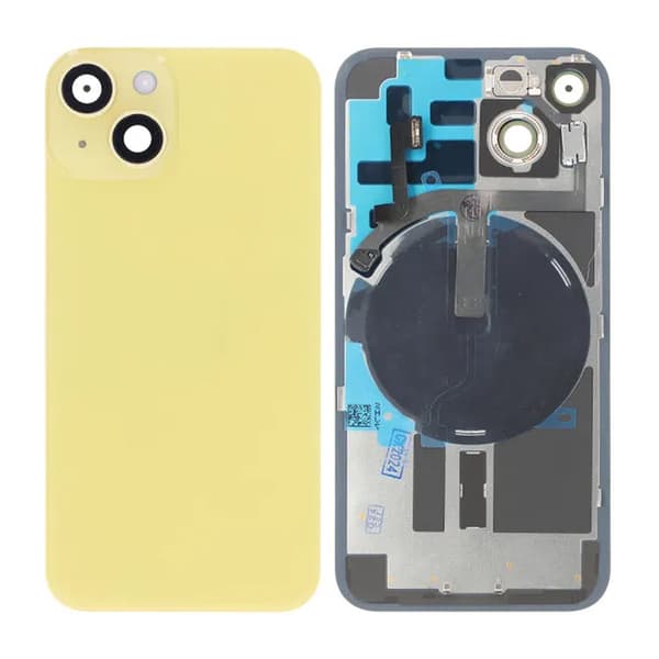 IPhone 14 Baksida Glas OEM - Gul Yellow