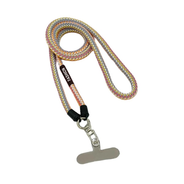Mobilband Halsband Flätad Universal - Regnbågsfärgad