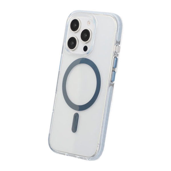 iPhone 16 Pro Max Mobilskal Magnet Dubbelskydd - Blå Blå
