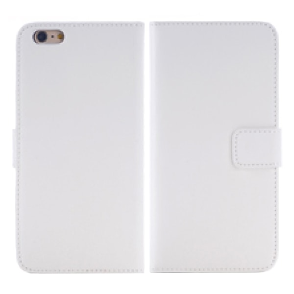 iPhone 6/6S Plus Plånboksfodral med Stativ - Vit White