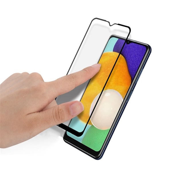 Skärmskydd Samsung A13 4G - 3D Härdat Glas Svart (miljö) Svart