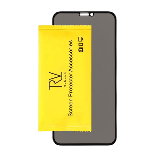 Skärmskydd Privacy iPhone X/XS/11 Pro - 3D Härdat Glas Transparent