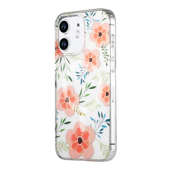 iPhone 11 Mobilskal MagSafe - Blommor Rosa Multicolor