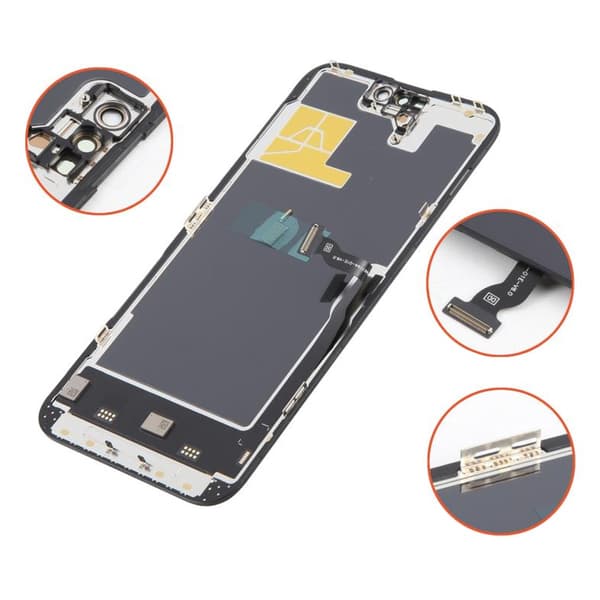 iPhone 14 Pro Max Soft OLED Display High Quality Black(DD brand) have diagnostic pass svart