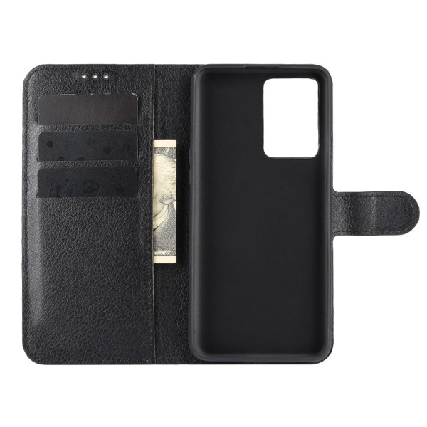 OnePlus Nord CE 2 Lite 5G Plånboksfodral med Stativ - Svart Black