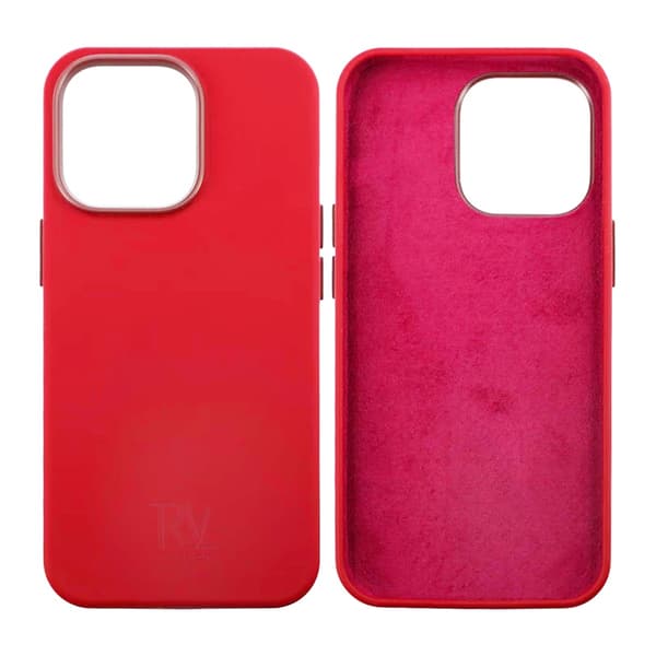 iPhone 13 Pro Silikonskal Rvelon - Röd Röd