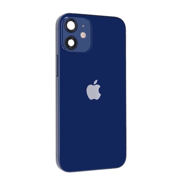 iPhone 12 Mini Baksida med Komplett Ram - Blå Blå