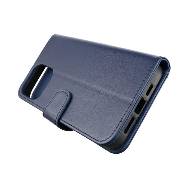 iPhone 13 Pro Max Plånboksfodral Extra Kortfack Rvelon - Blå Marinblå