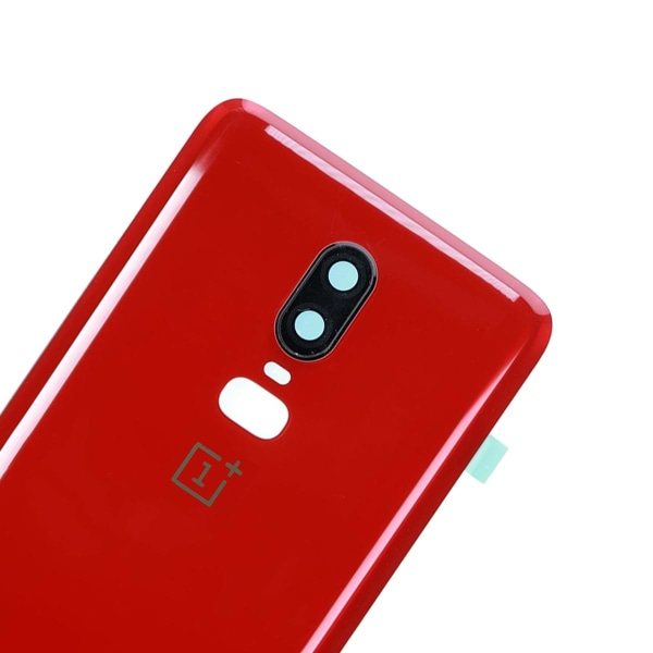 OnePlus 6 Baksida/Batterilucka - Röd Röd