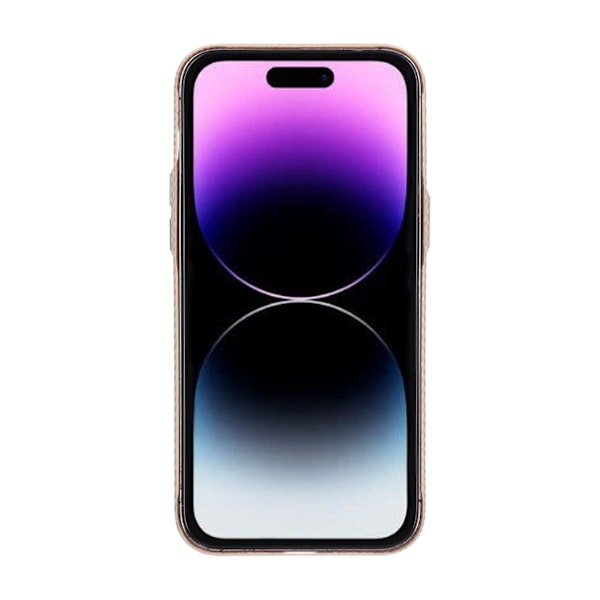 iPhone 14 Pro Max Mobilskal Carbonmönstrad - Guld Gold