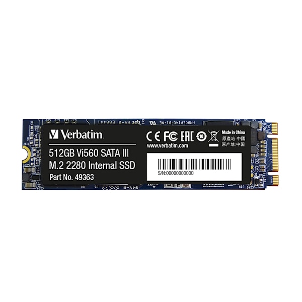 Verbatim Vi560 Internal SATA III M.2 SSD 512GB