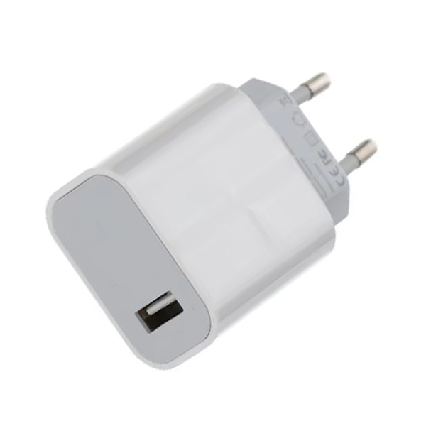 USB A Laddare 10W - Vit Vit