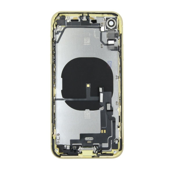 iPhone XR Baksida med Komplett Ram - Gul Yellow