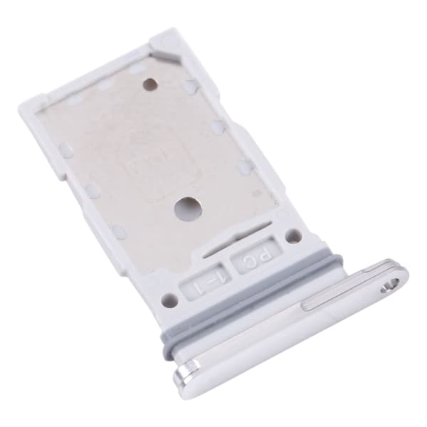 Samsung Galaxy S22/S22 Plus Dubbelt Simkortshållare - Fantom White vit