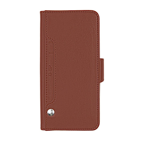 iPhone XS Max Plånboksfodral Stativ och extra Kortfack G-SP -  Brun Brown