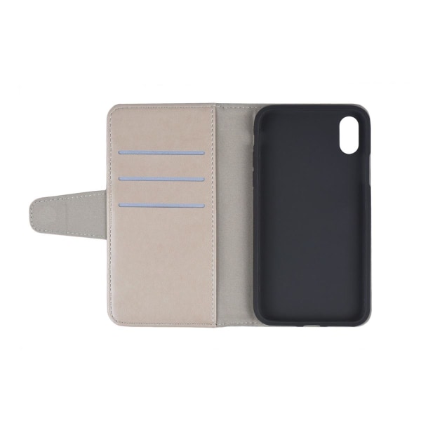 iPhone XS Max Plånboksfodral Stativ och extra Kortfack G-SP -  Grå Grey
