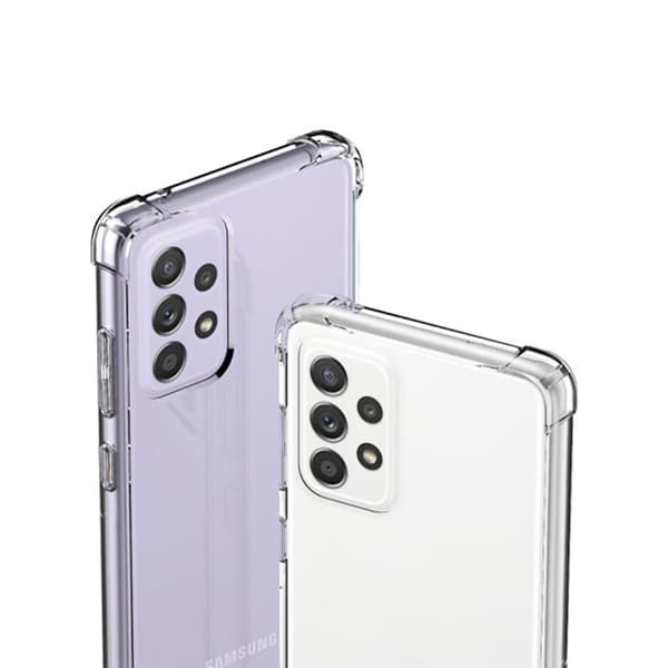 Stöttåligt Skal Samsung Galaxy A52 - Transparent Transparent
