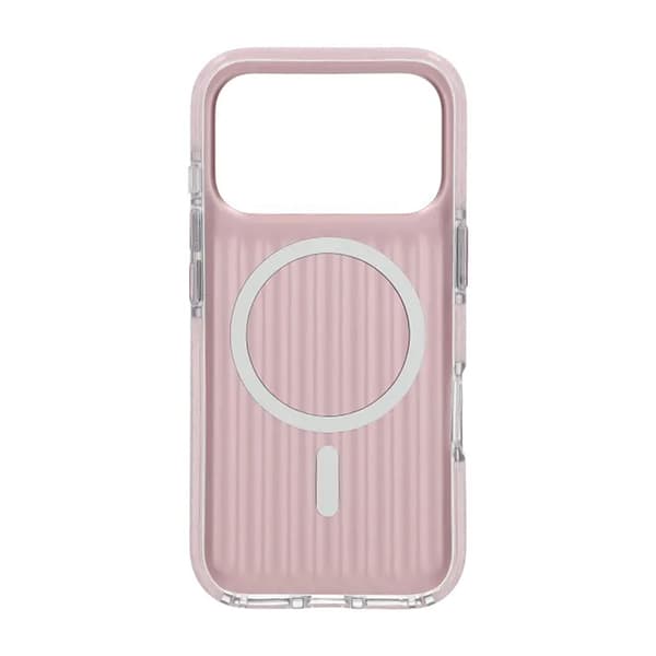 Mobilskal Korrugerad Magsafe för iPhone 17 Pro - Rosa Rosa
