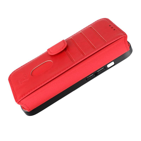 iPhone 15 Plånboksfodral med Magsafe Rvelon - Röd Red